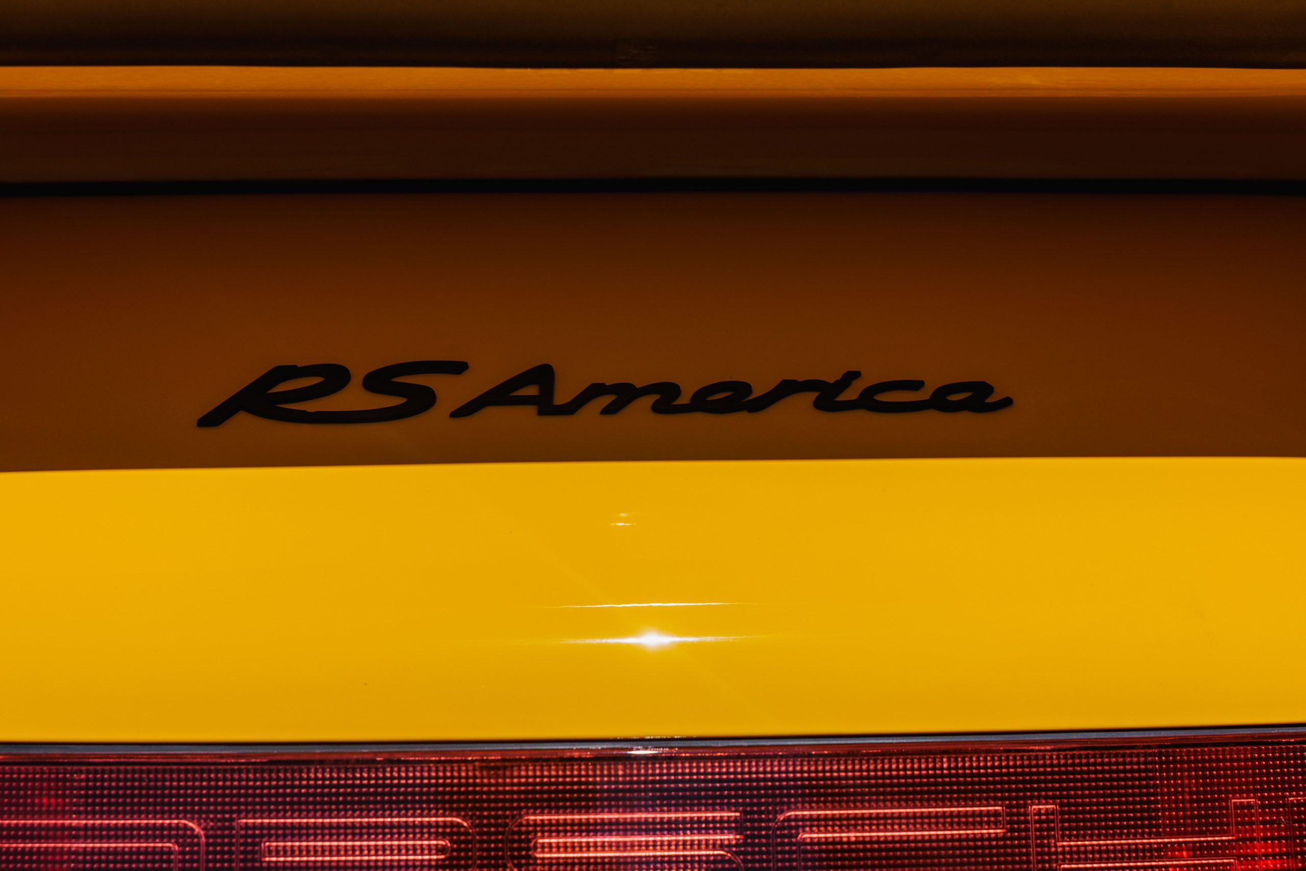 RS America Rear Decal