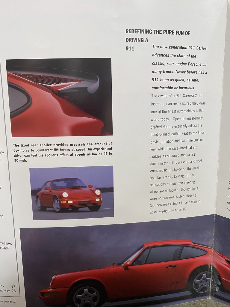 Left Middle Fold of RS America Sales Brochure